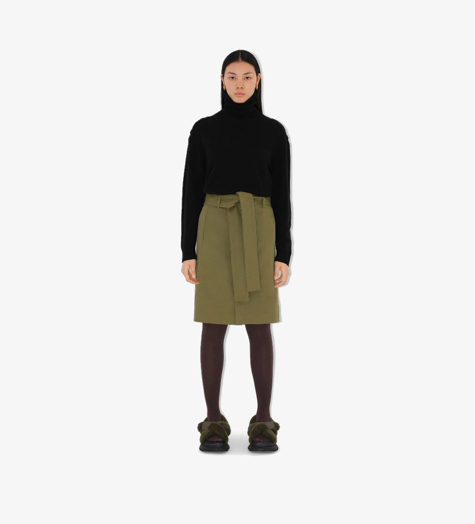 Burberry Haki Burberry Yün