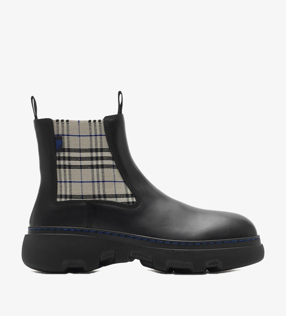 Burberry Burberry Leather Creeper Low Chelsea Kadın Siyah Bot FashFed'de! Siyah - 1. görsel