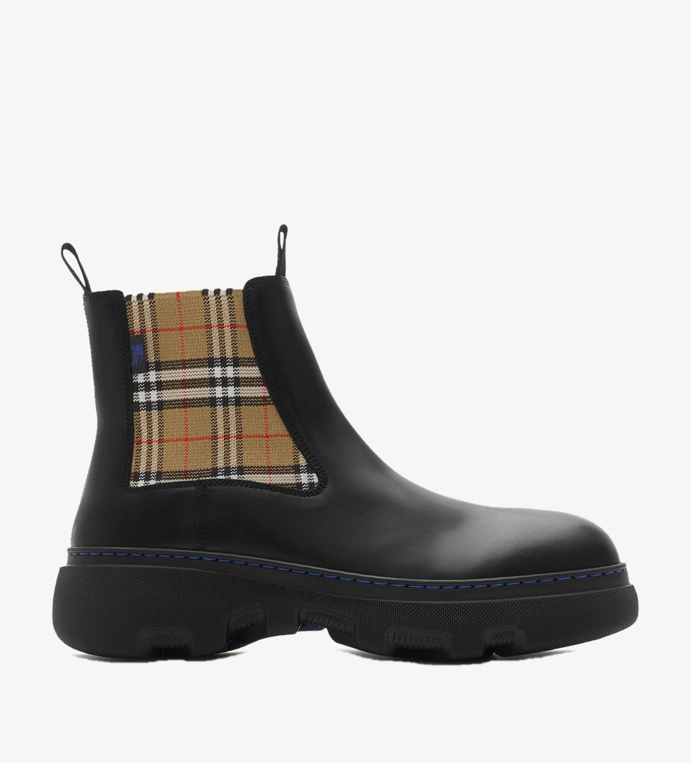 Burberry Burberry Leather Creeper Low Chelsea Kadın Siyah Bot FashFed'de! Siyah - 1. görsel