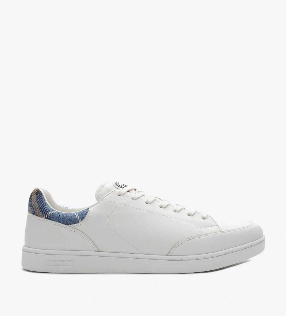 Burberry Burberry Leather Set Erkek Beyaz Sneaker FashFed'de! Beyaz - 1. görsel