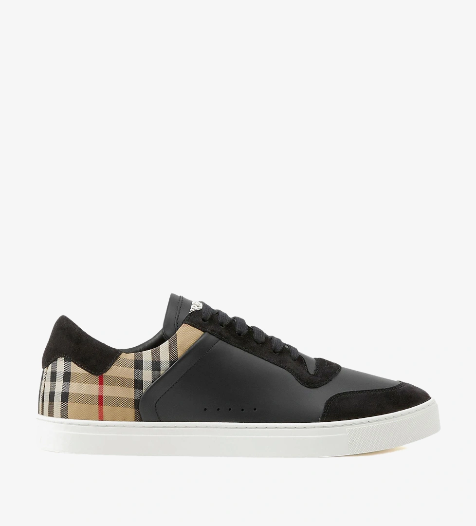 Burberry Siyah Burberry Leather Suede