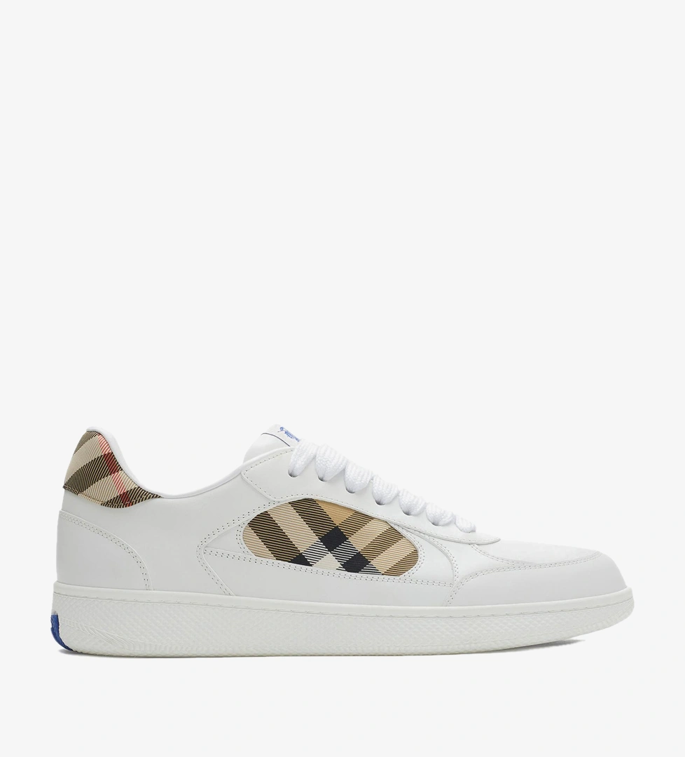 Burberry Beyaz Burberry Mix Leather