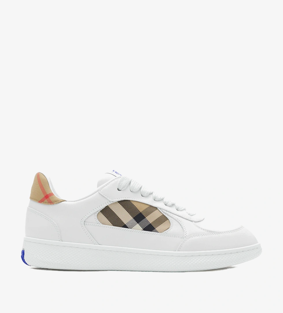 Burberry Beyaz Burberry Mix Leather