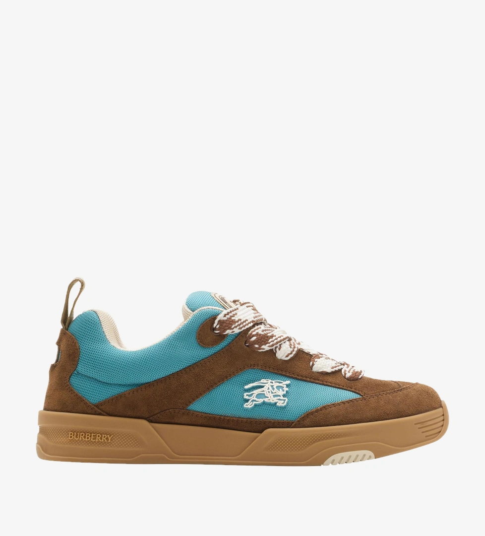 Burberry Kahverengi Burberry Suede Mesh