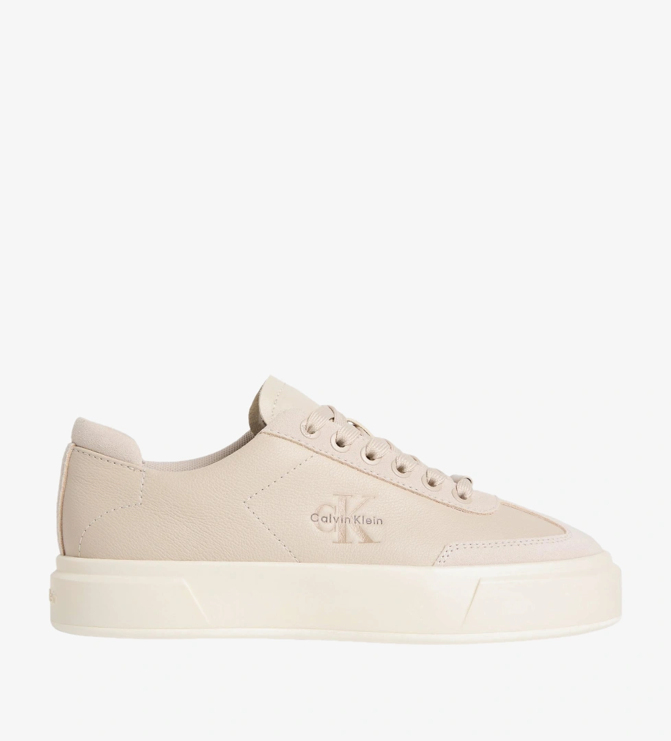 Calvin Klein Basket Cups Kadın Bej Sneaker