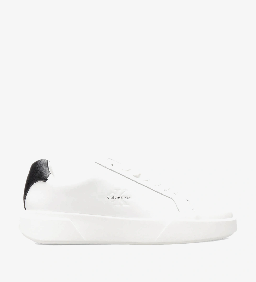 Calvin Klein Chunky Cupsole Lace Up  Erkek Beyaz Sneaker