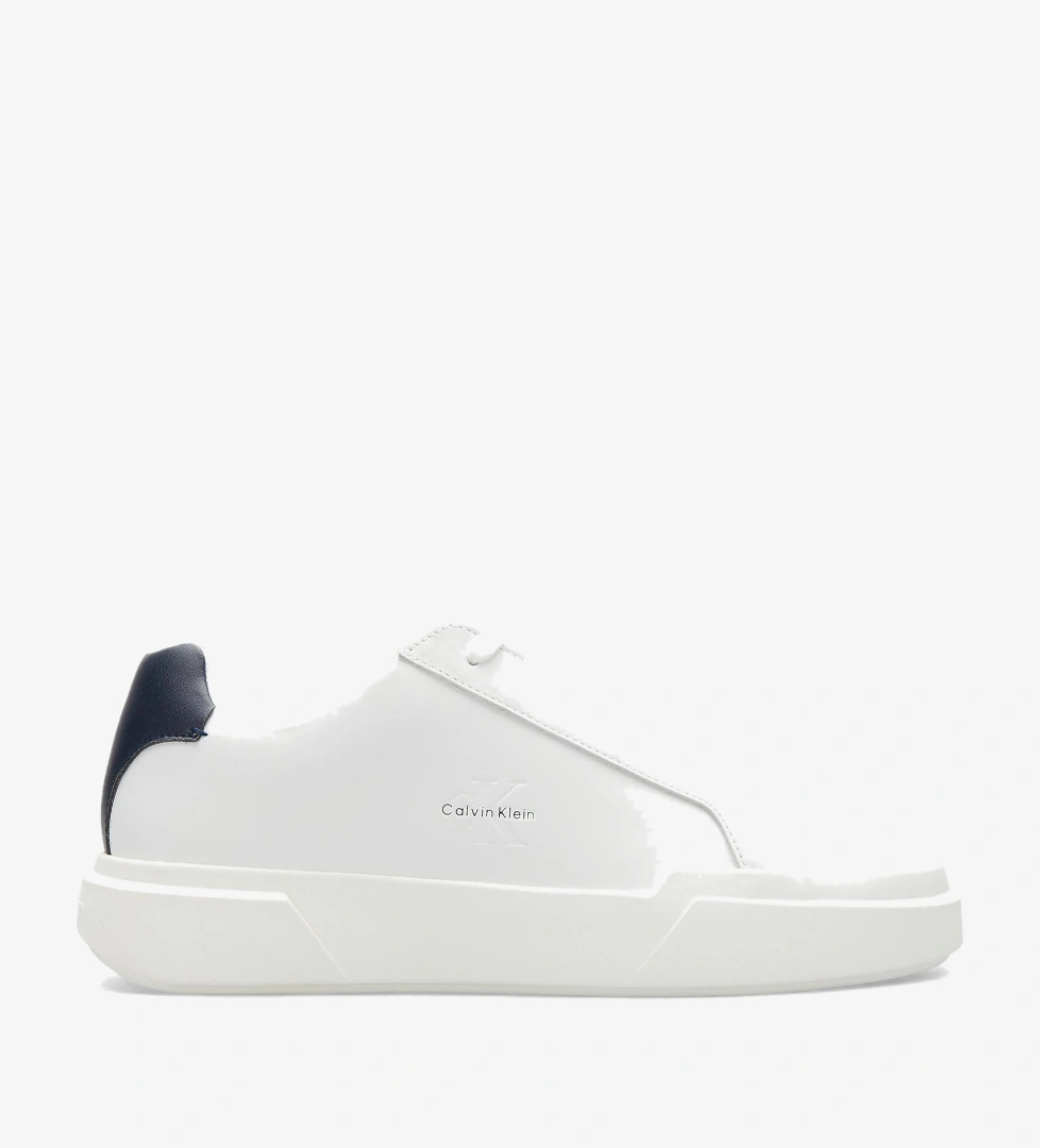 Calvin Klein Chunky Cupsole Laceup Erkek Beyaz Sneaker