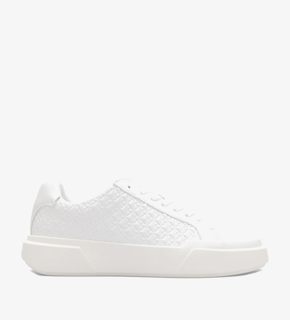 Calvin Klein Chunky Cupsole Laceup Kadın Beyaz Sneaker