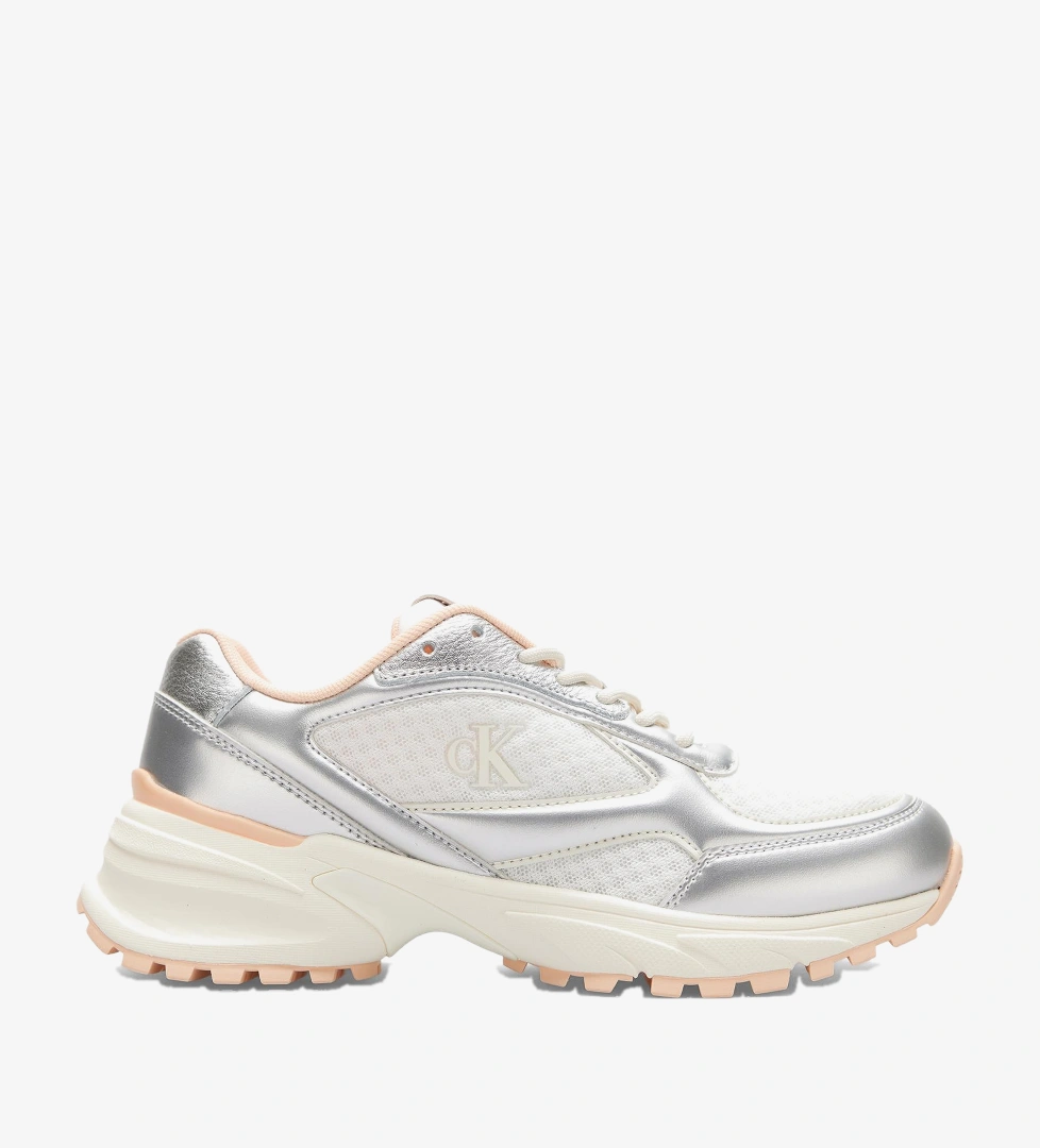 Calvin Klein Hike Runner Lace Up Mesh Kadın Haki Sneaker