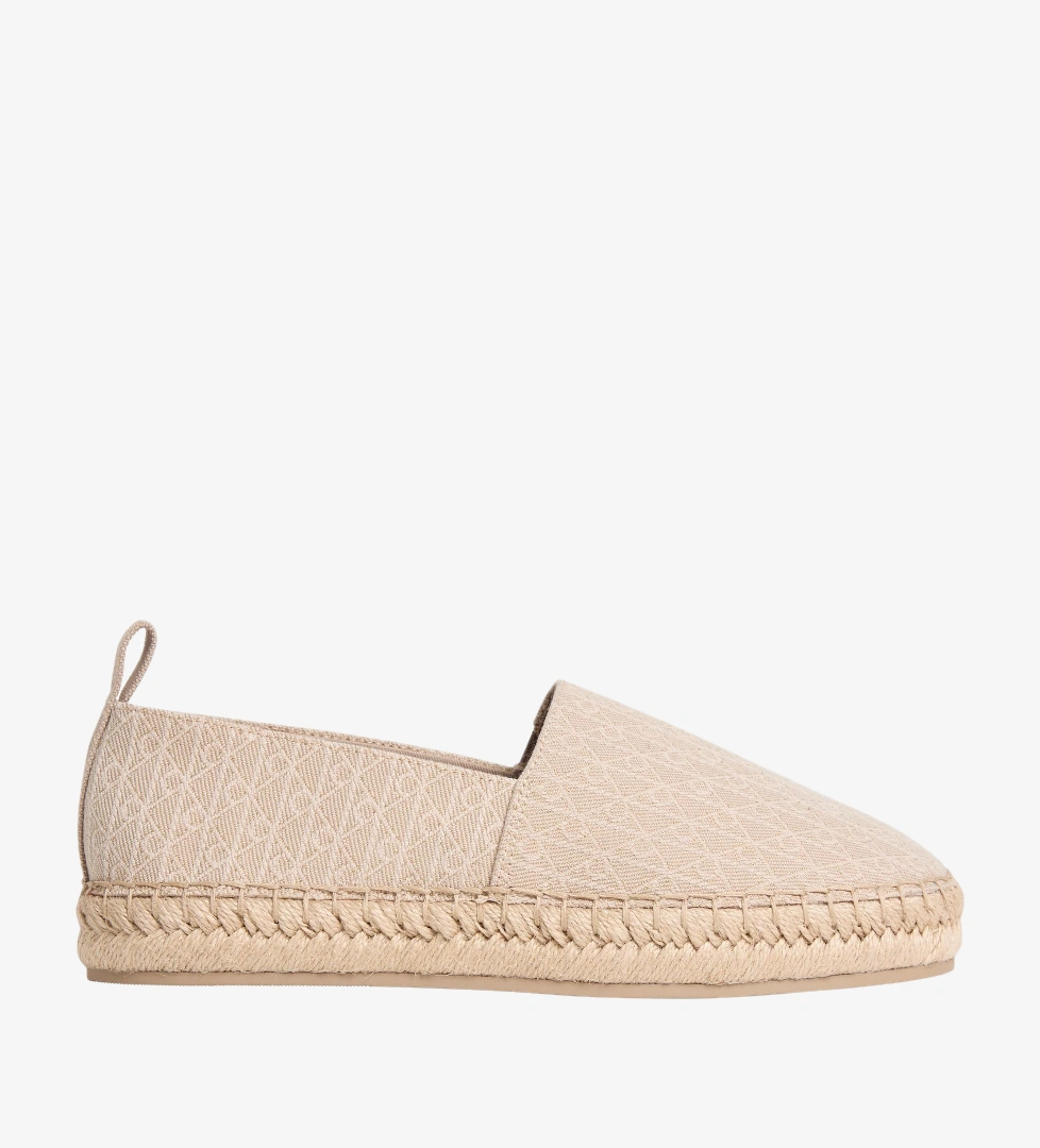 Calvin Klein Oblique Kadın Bej Espadril
