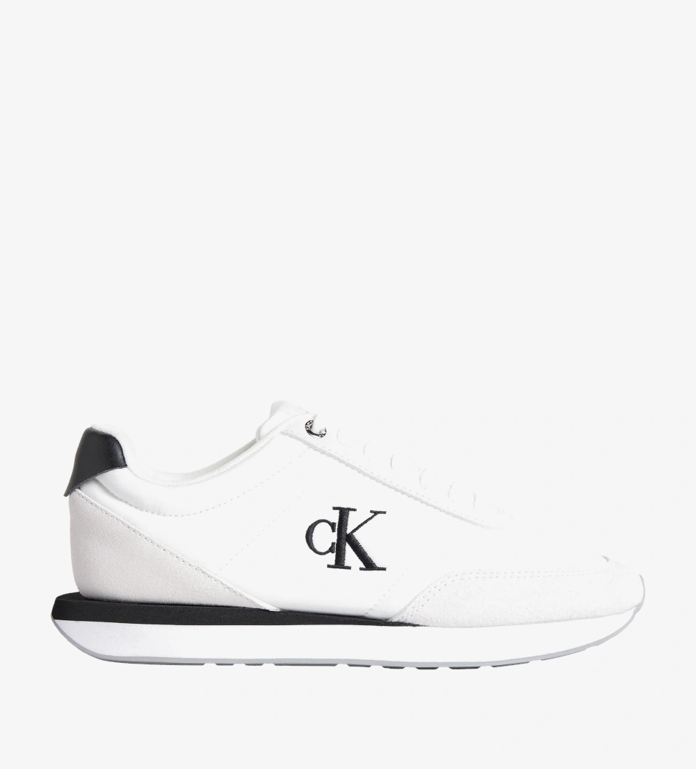 Calvin Klein Retro Runner Lace Up Kadın Beyaz Sneaker