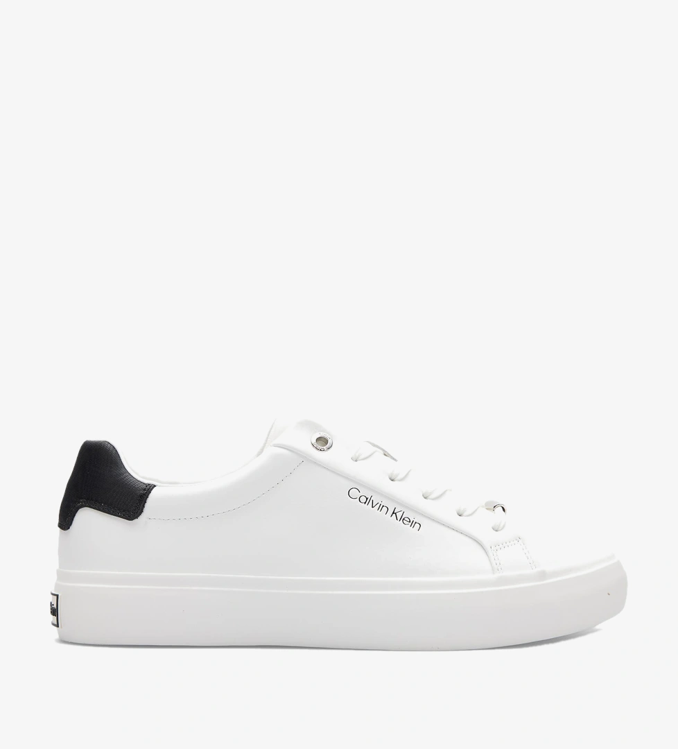 Calvin Klein Vulc Lace Up Moire Kadın Beyaz Sneaker