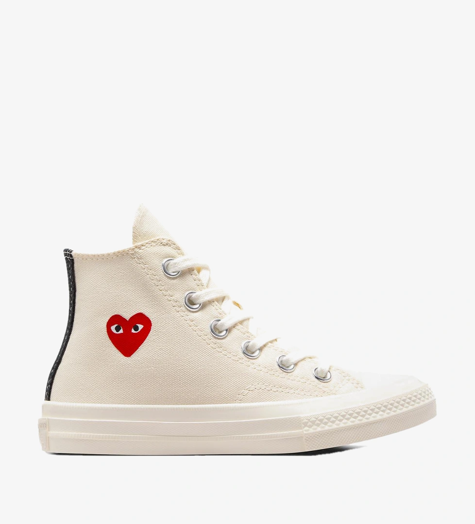 Converse Converse Krem Chuck 70 Comme Des Garçons Çocuk Beyaz Sneaker FashFed'de! Krem - 1. görsel