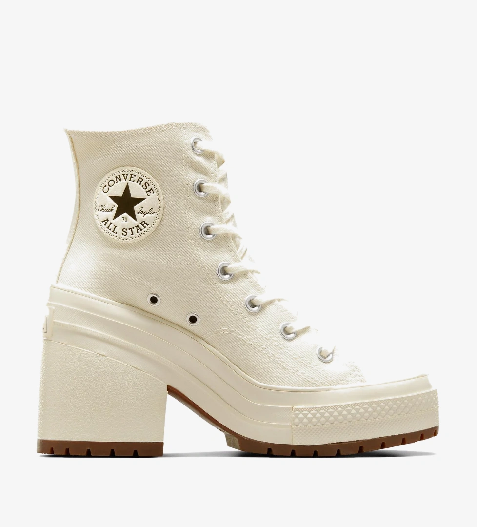 Converse Chuck 70 De Luxe Heel Unisex Krem Sneaker