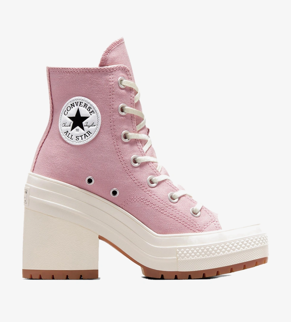 Converse Converse Chuck 70 De Luxe Heel Unisex Pembe Sneaker FashFed'de! Pembe - 1. görsel