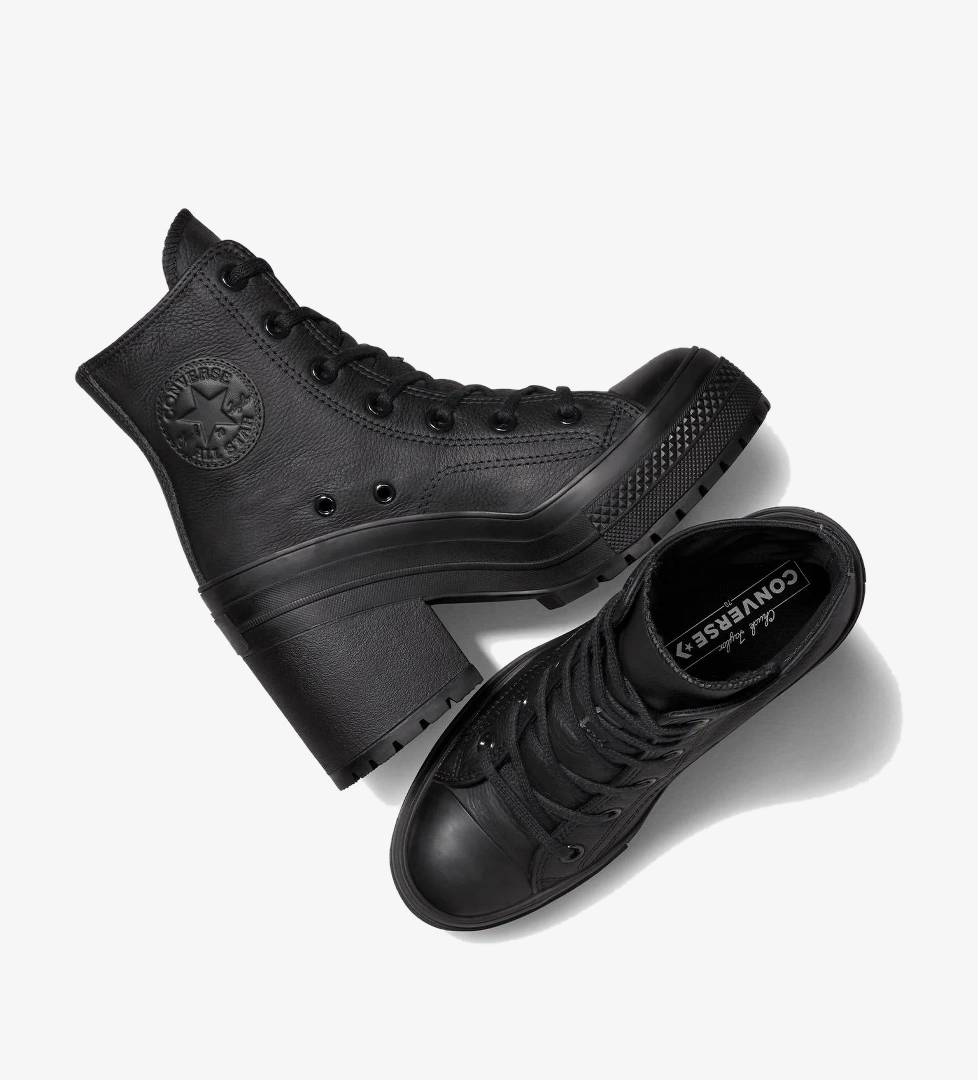 Converse Chuck 70 De Luxe Leather Deri Unisex Siyah Sneaker