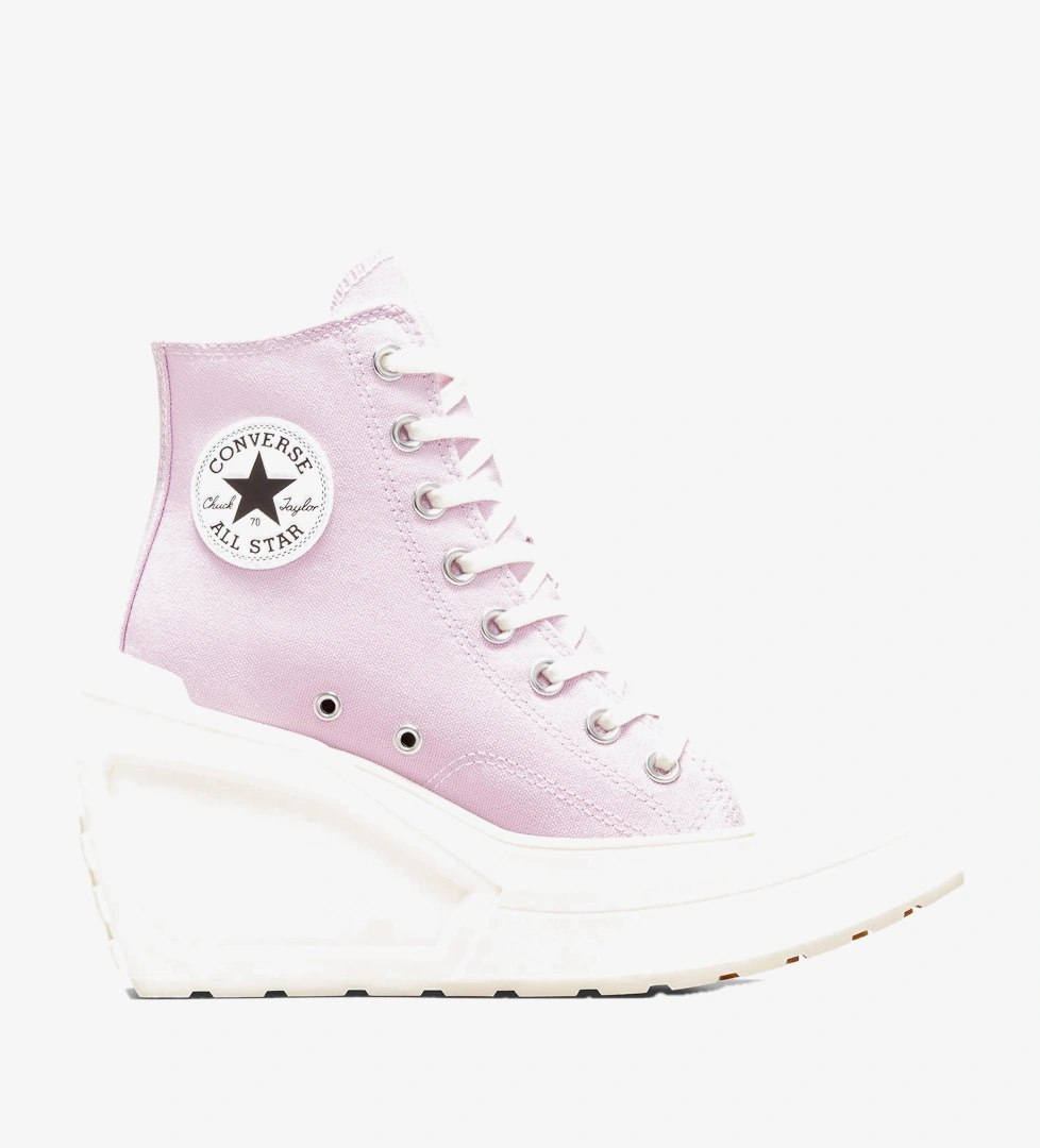 Converse Chuck 70 De Luxe Wedge Unisex Pembe Platform Sneaker