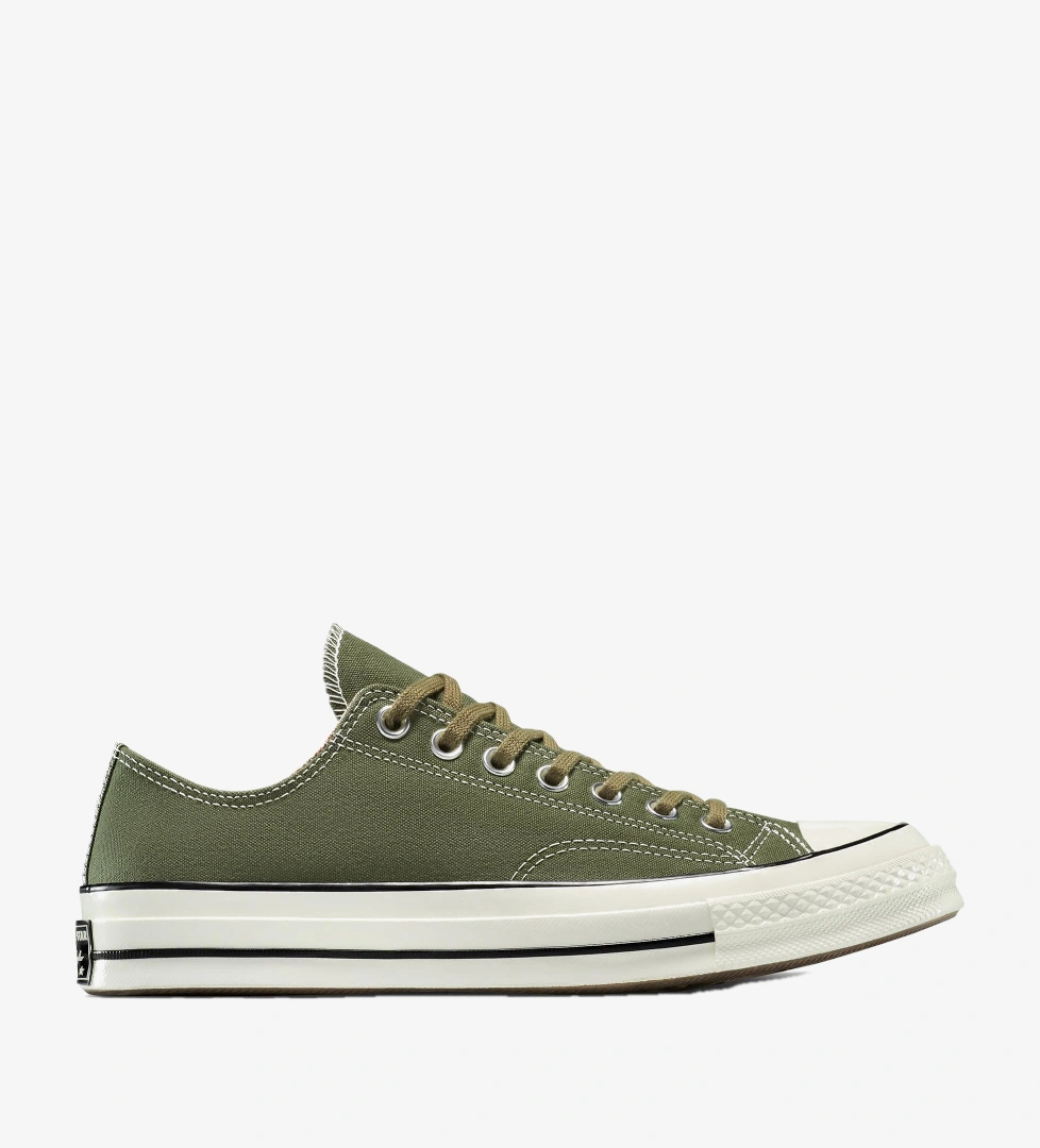 Converse Converse Chuck 70 Houndstoothed Unisex Haki Sneaker FashFed'de! Haki - 1. görsel