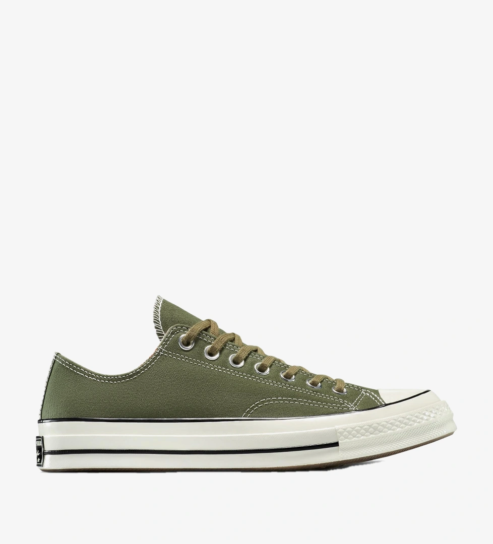 Converse Converse Chuck 70 Houndstoothed Unisex Haki Sneaker FashFed'de! Haki - 1. görsel