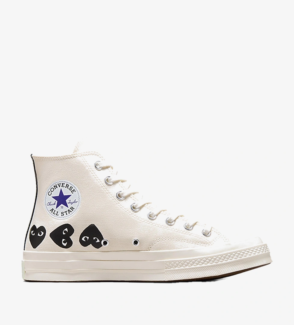 Converse Converse Beyaz Chuck 70 Kadın Krem Sneaker FashFed'de! Beyaz - 1. görsel