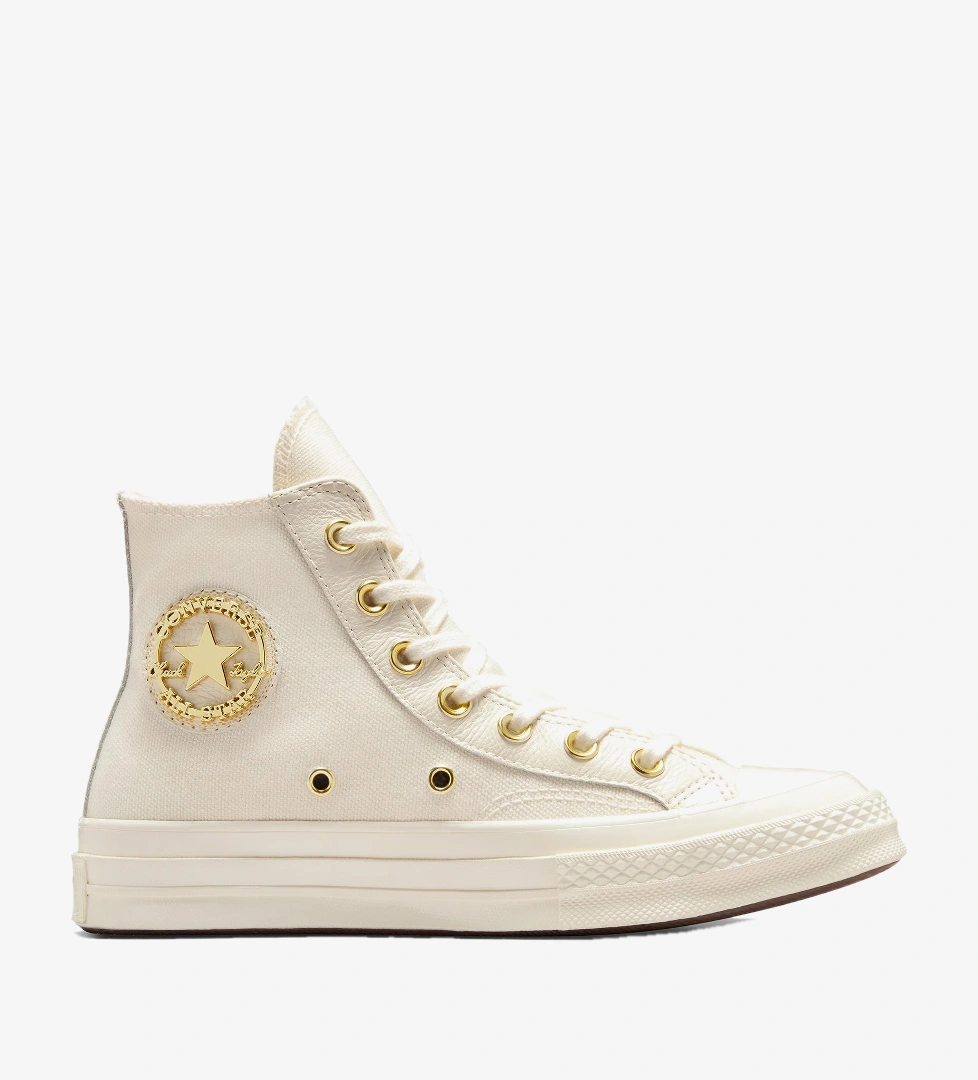 Converse Converse Chuck 70 Taylored Lux Unisex Krem Sneaker FashFed'de! Krem - 1. görsel
