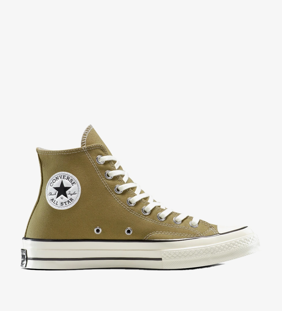 Converse Converse Haki Chuck 70 Unisex Sarı Sneaker FashFed'de! Haki - 1. görsel