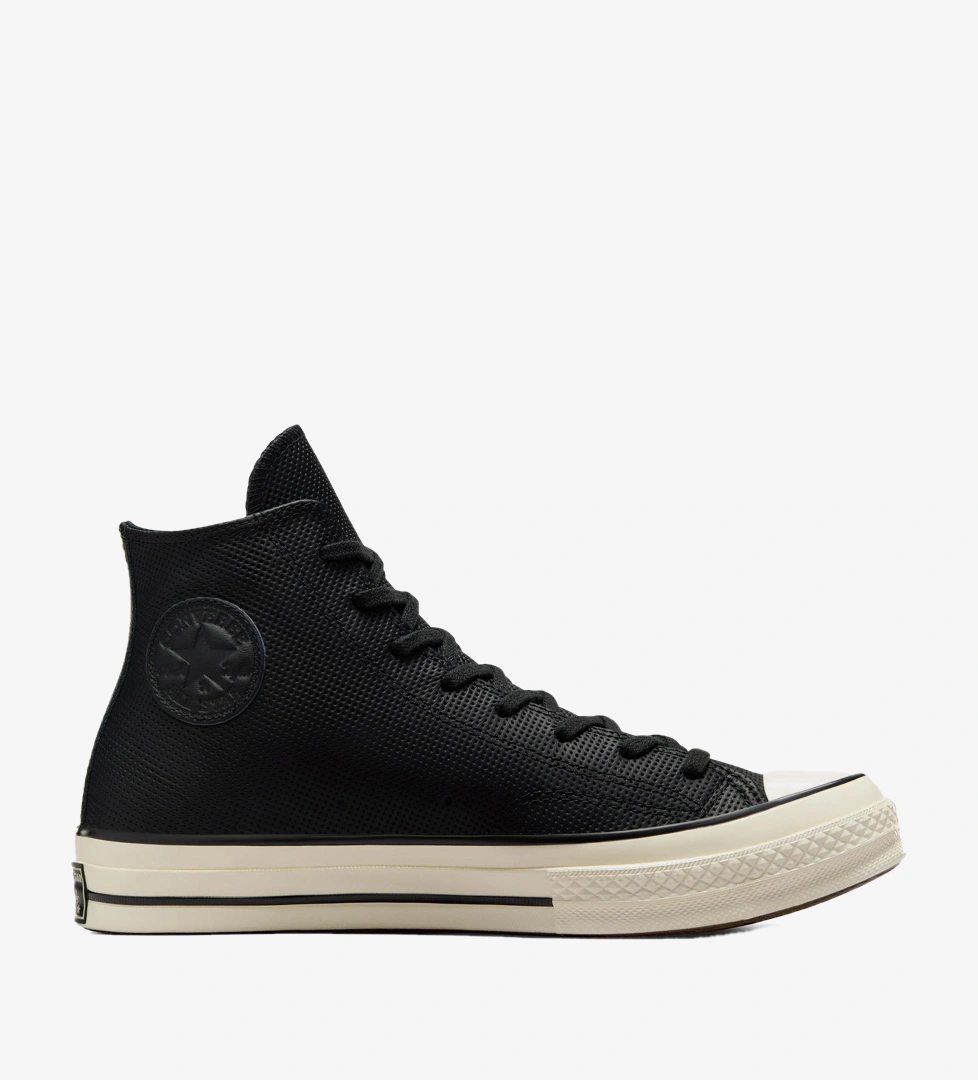 Converse Converse Chuck 70 Unisex Siyah Deri Sneaker FashFed'de! Siyah - 1. görsel