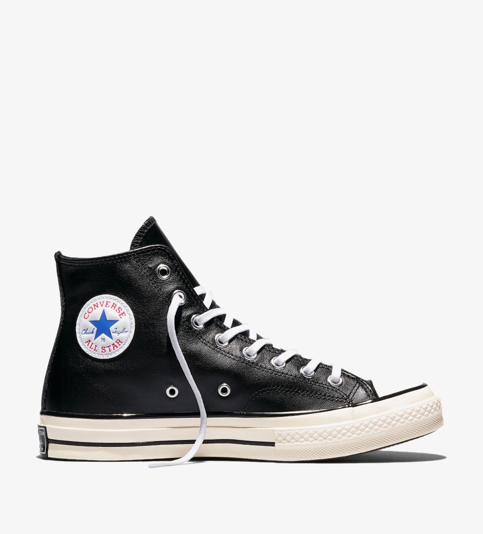 Converse Chuck 70 Unisex Siyah Deri Sneaker