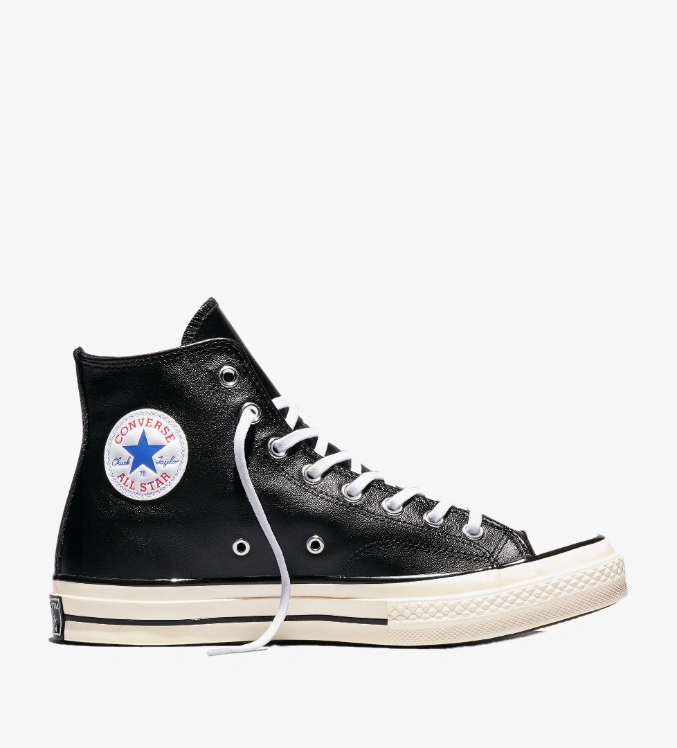 Converse Chuck 70 Unisex Siyah Deri Sneaker