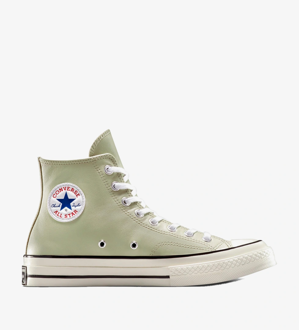 Converse Yeşil Converse Chuck 70 Unisex Deri Sneaker