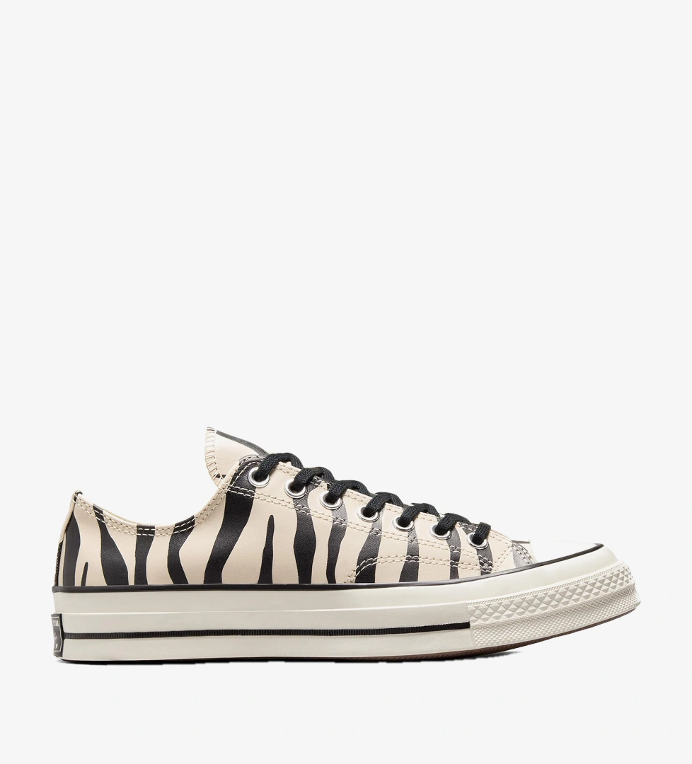 Converse Chuck 70 Zebra Print Unisex Bej Sneaker