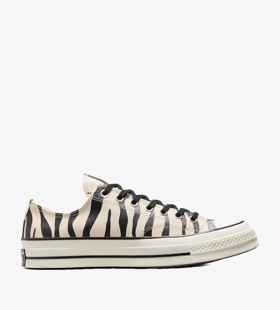 Converse Chuck 70 Zebra Print Unisex Bej Sneaker