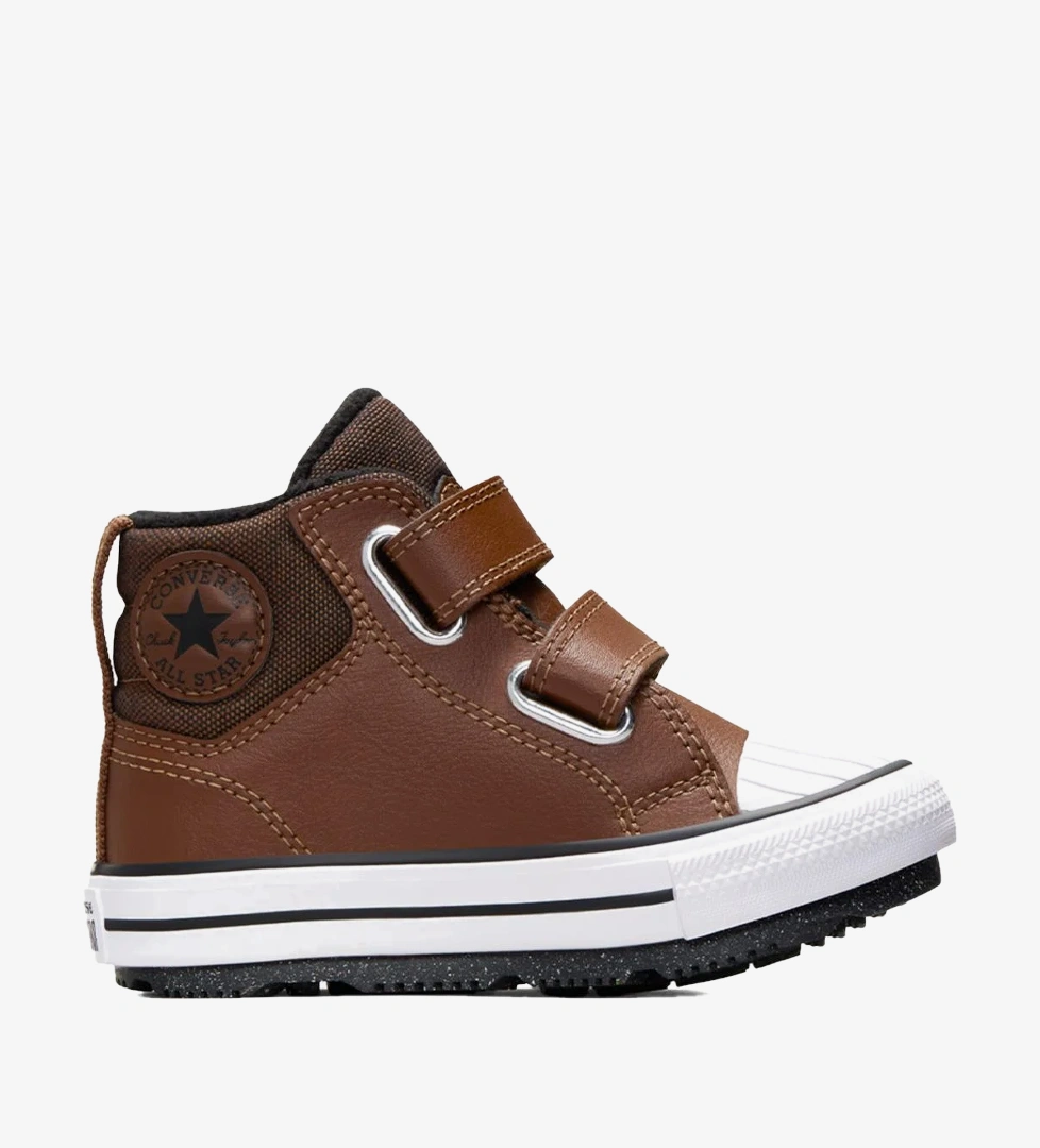 Converse Chuck Taylor All Star Berkshire Bebek Kahverengi Deri Bot