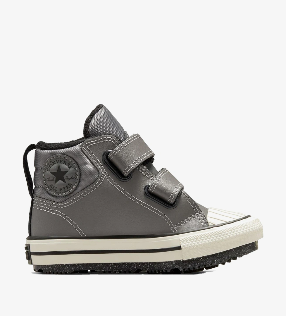 Converse Chuck Taylor All Star Berkshire Çocuk Gri Deri Bot