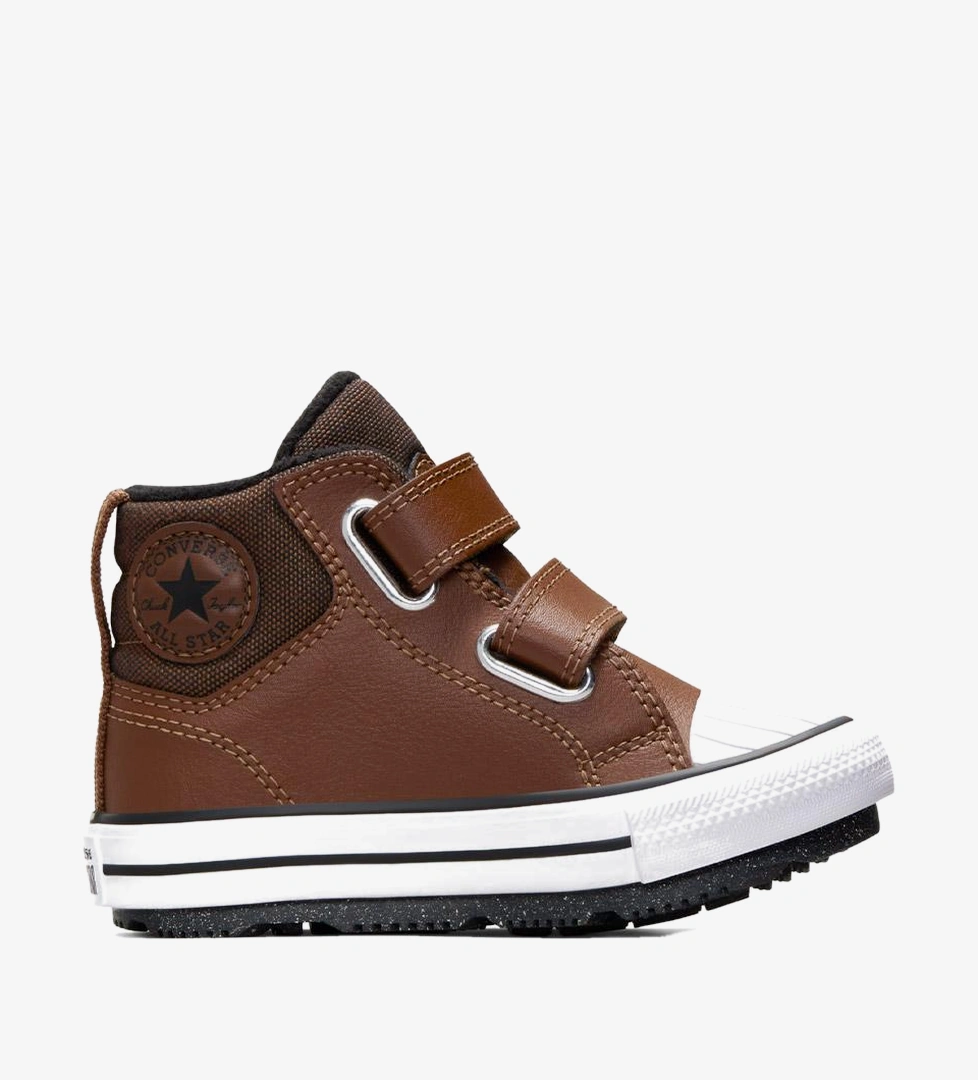 Converse Converse Chuck Taylor All Star Berkshire Çocuk Kahverengi Deri Bot FashFed'de! Kahverengi - 1. görsel