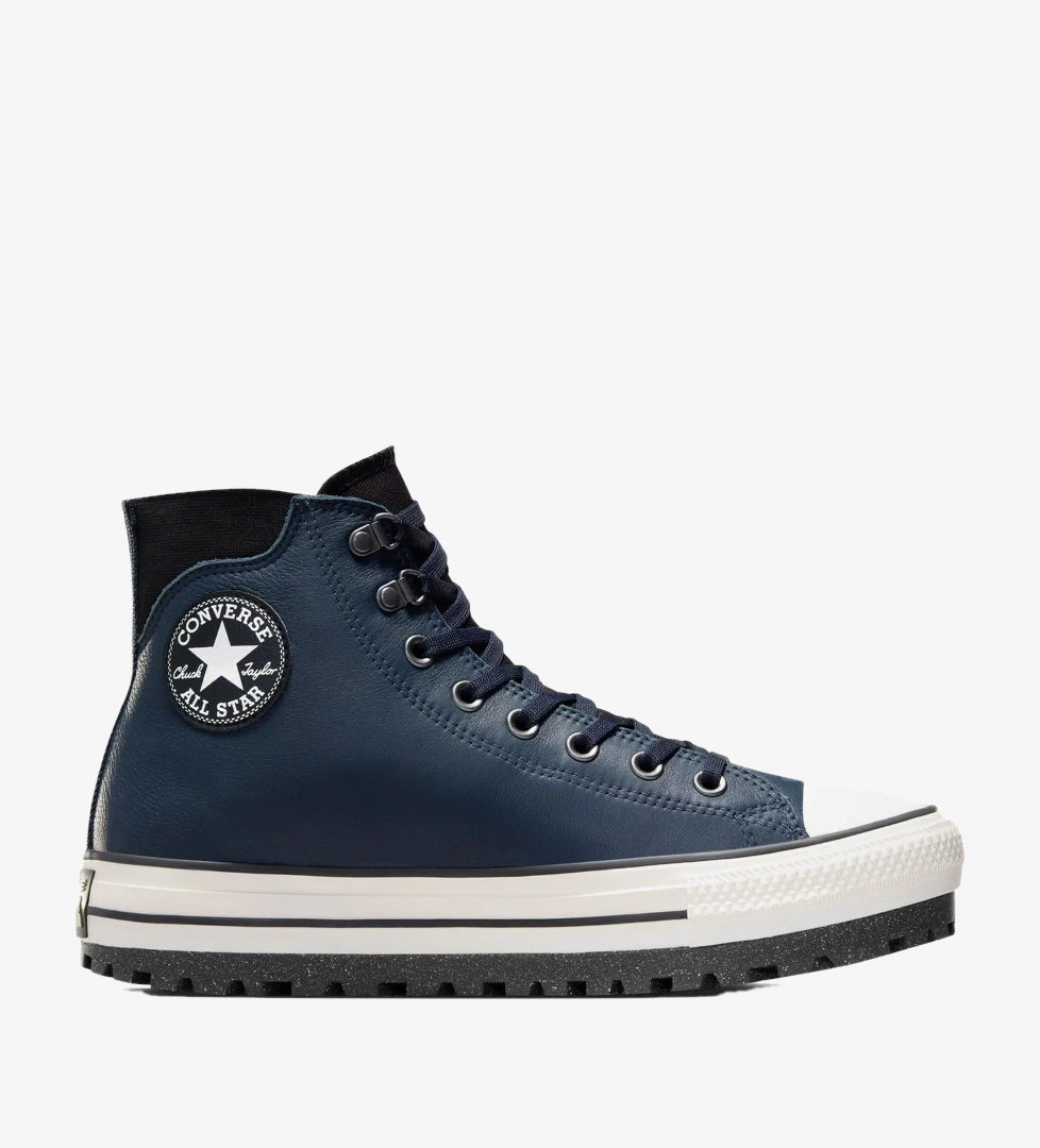Converse Chuck Taylor All Star City Trek Unisex Lacivert Deri Sneaker