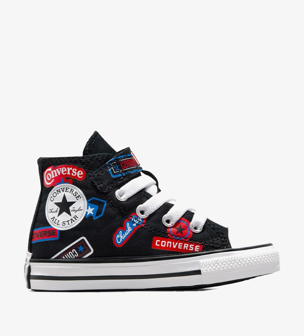 Converse Converse Chuck Taylor All Star Easy On Stickers Çocuk Siyah Sneaker FashFed'de! Siyah - 1. görsel