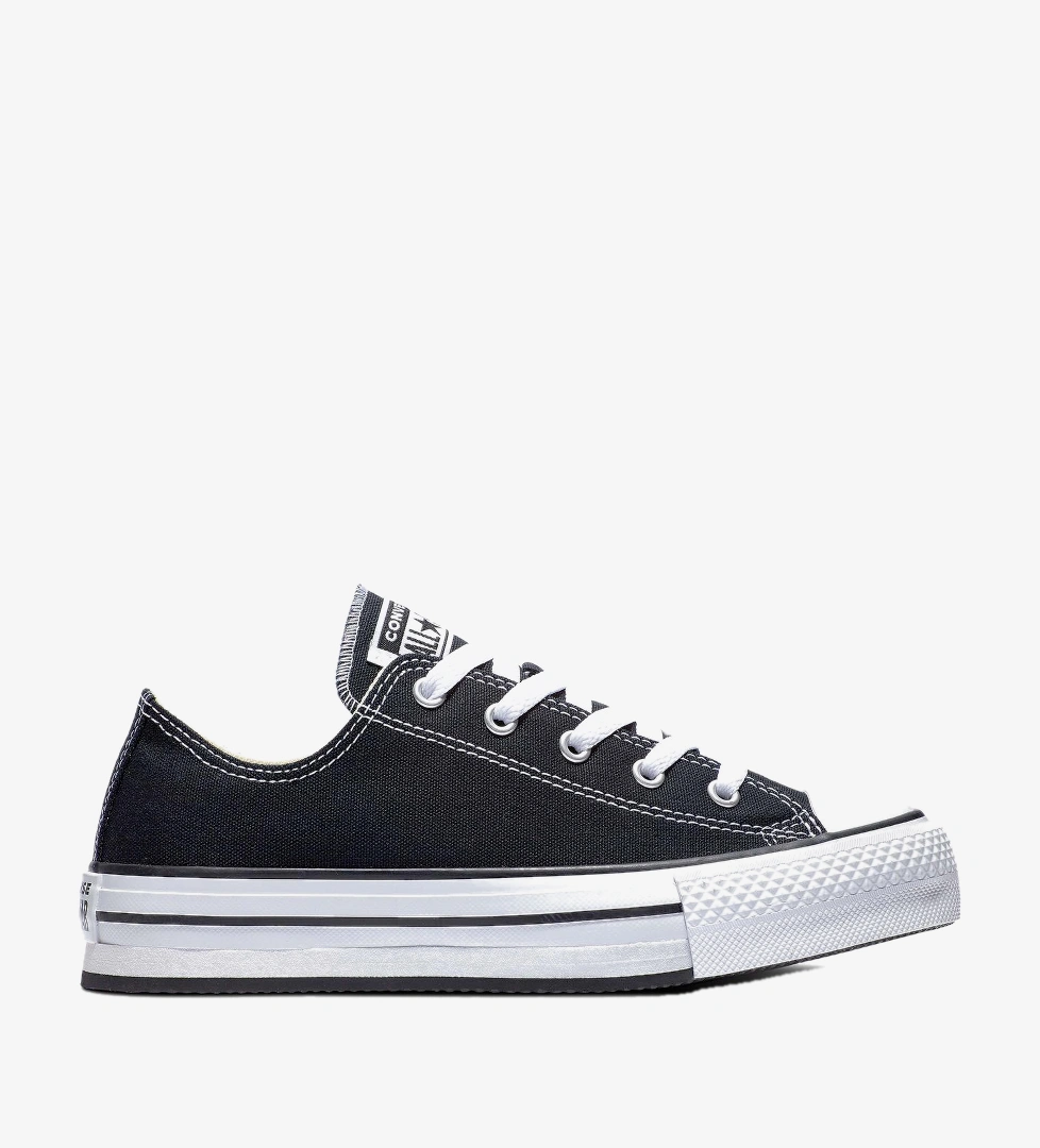 Converse Converse Chuck Taylor All Star EVA Lift Genç Siyah Sneaker FashFed'de! Siyah - 1. görsel
