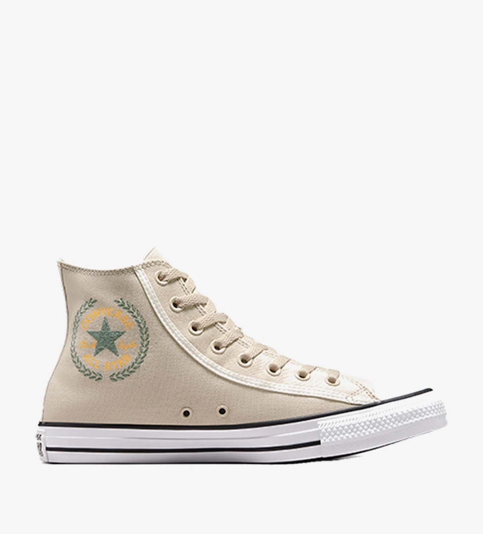 Converse Converse Chuck Taylor All Star Kadın Bej/Siyah Sneaker FashFed'de! Bej - 1. görsel