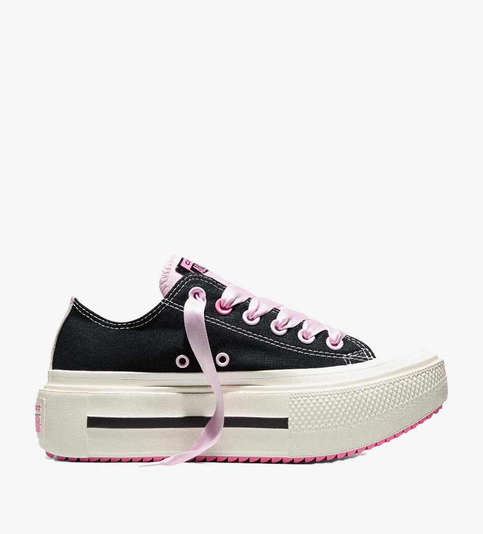 Converse Converse Chuck Taylor All Star Lift Double Stack Unisex Siyah Sneaker FashFed'de! Siyah - 1. görsel