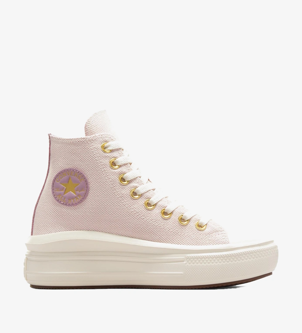 Converse Converse Chuck Taylor All Star Move Çocuk Pembe Sneaker FashFed'de! Pembe - 1. görsel