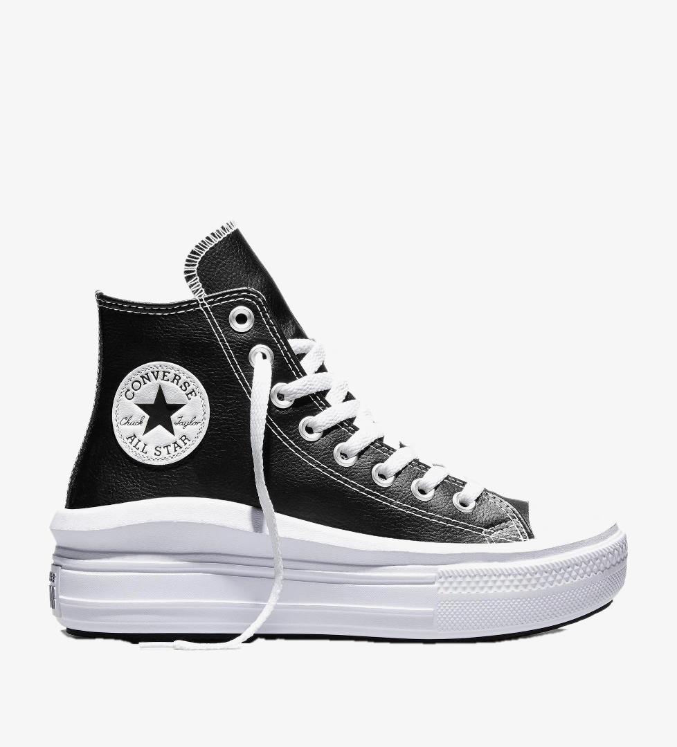 Converse Converse Chuck Taylor All Star Move Kadın Siyah Sneaker FashFed'de! Siyah - 1. görsel