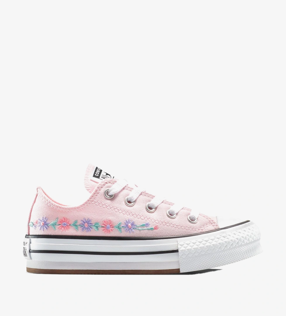 Converse Converse Chuck Taylor All Star Platform Florals Çocuk Pembe Sneaker FashFed'de! Pembe - 1. görsel
