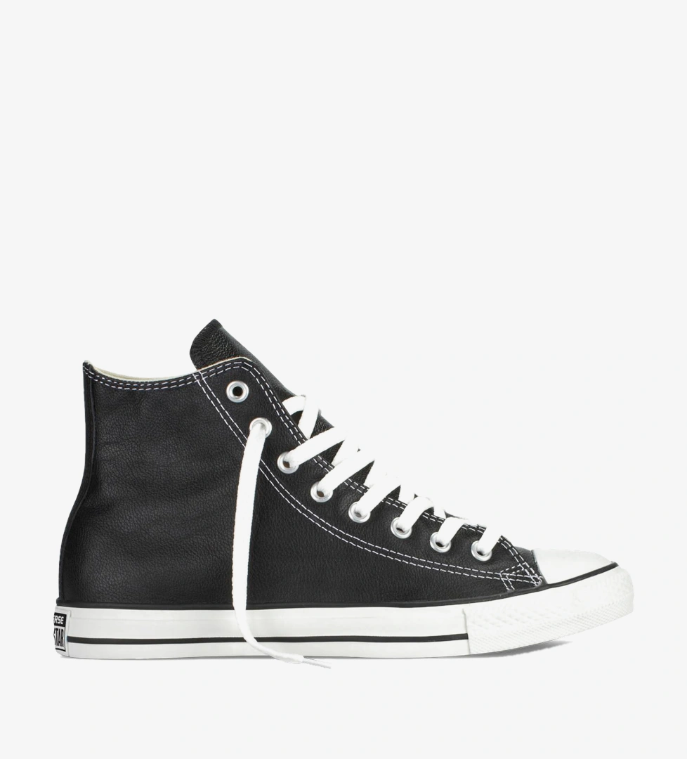 Converse Converse Chuck Taylor All Star Unisex Siyah Deri Sneaker FashFed'de! Siyah - 1. görsel