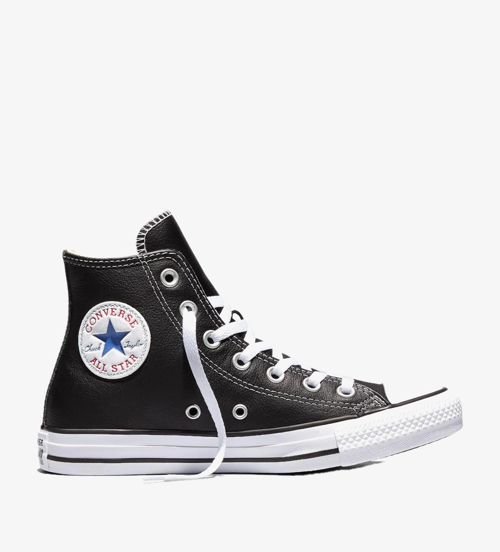 Converse Converse Chuck Taylor All Star Unisex Siyah Deri Sneaker FashFed'de! Siyah - 1. görsel