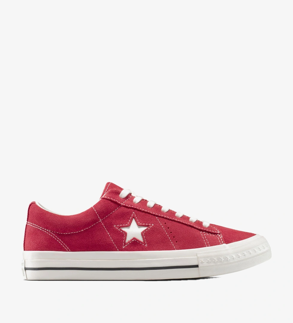 Converse Converse One Star 95 Unisex Kırmızı Sneaker FashFed'de! Kırmızı - 1. görsel