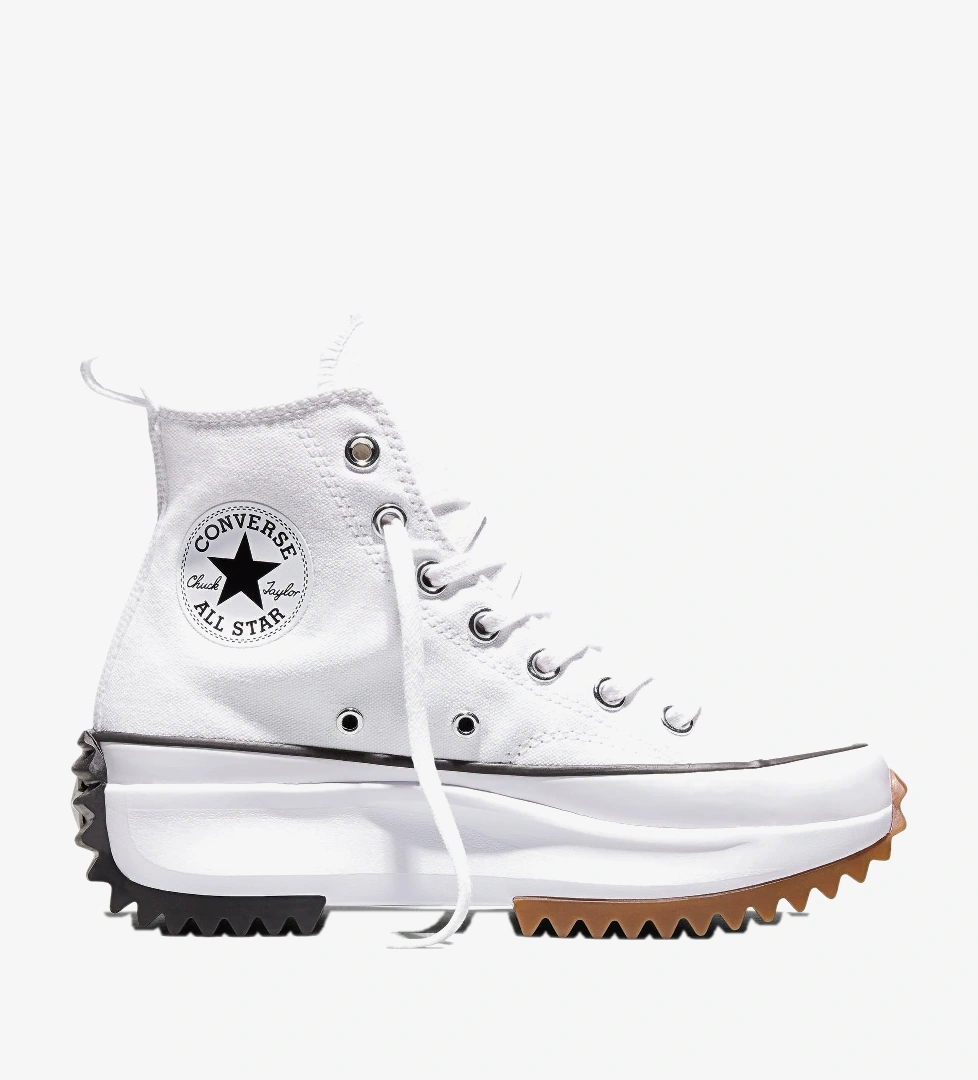 Converse Converse Run Star Hike Unisex Beyaz Platform Sneaker FashFed'de! Beyaz - 1. görsel