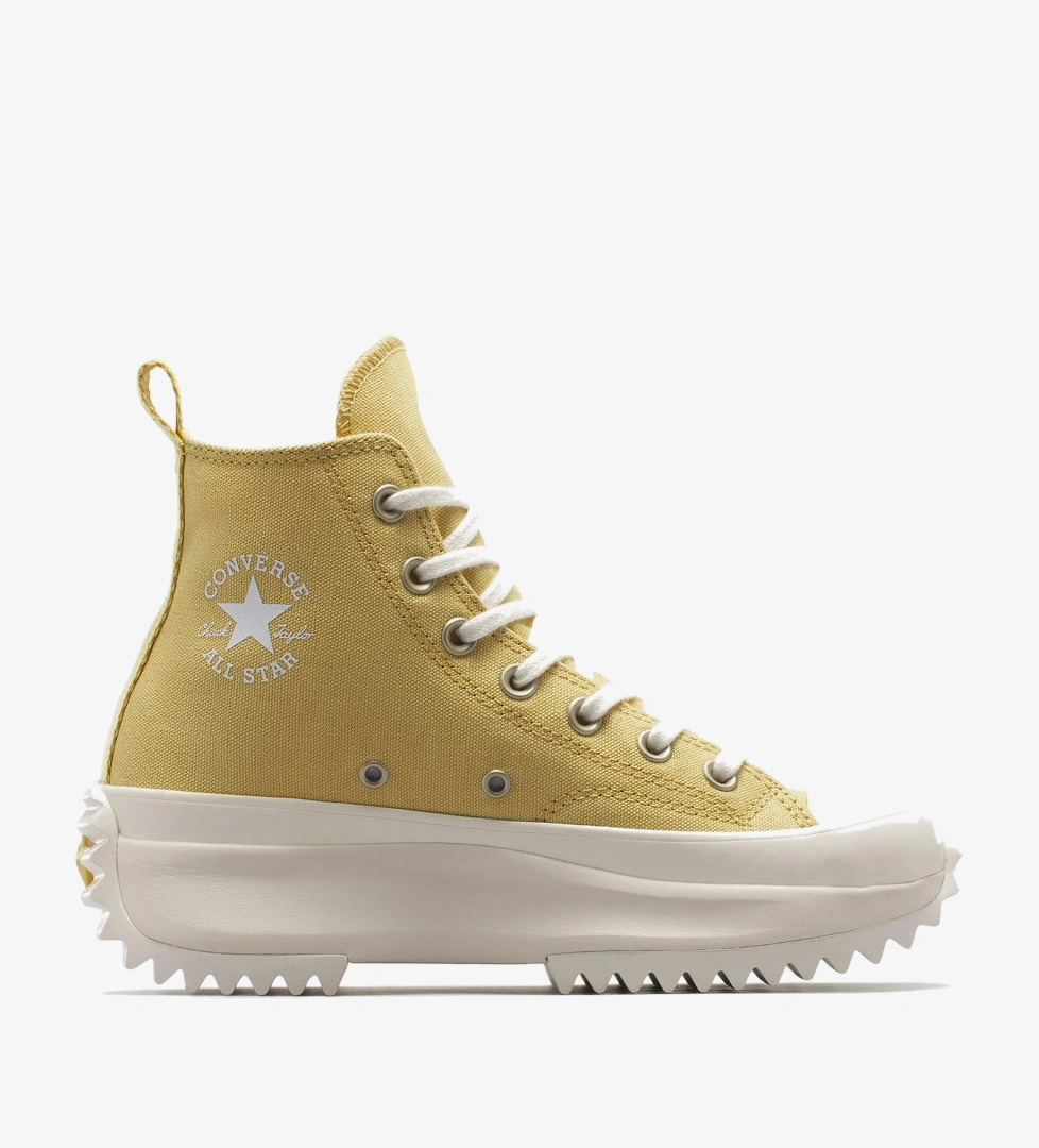 Converse Run Star Hike Unisex Sarı Platform Sneaker