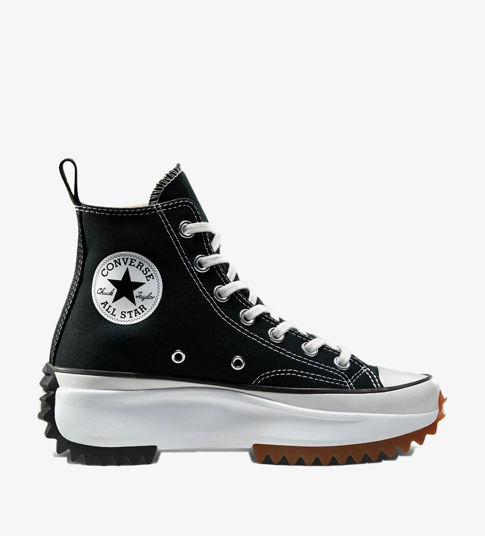 Converse Converse Run Star Hike Unisex Siyah Platform Sneaker FashFed'de! Siyah - 1. görsel