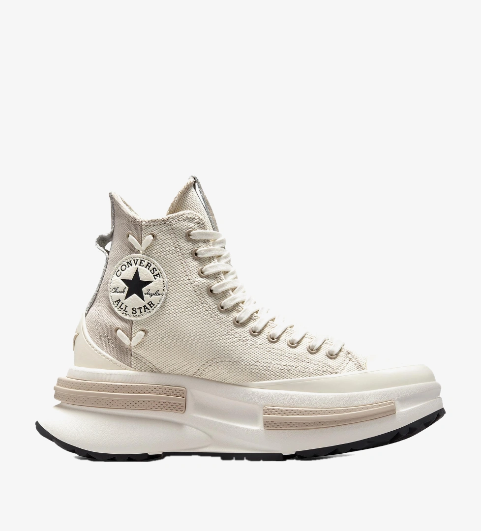 Converse Converse Run Star Legacy Cx Future Comfort Unisex Krem Platform Sneaker FashFed'de! Krem - 1. görsel